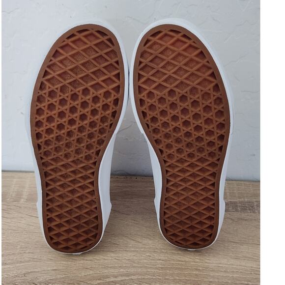 VANS Kids Size 3 Shoes White Rainbow Casual School Play Sneakers Youth Skate - Picture 10 of 10